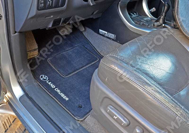 Ворсовые коврики на Toyota Land Cruiser Prado 120 2002&nbsp;-&nbsp;2009 в Стерлитамаке