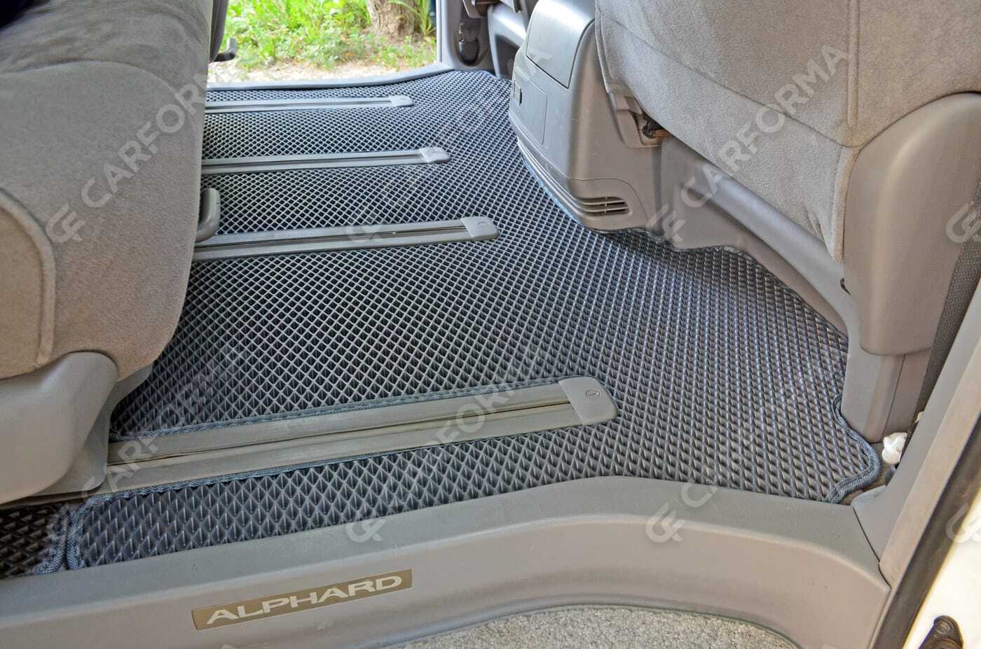 Ворсовые коврики на Toyota Alphard (H10) 2002&nbsp;-&nbsp;2008 в Стерлитамаке