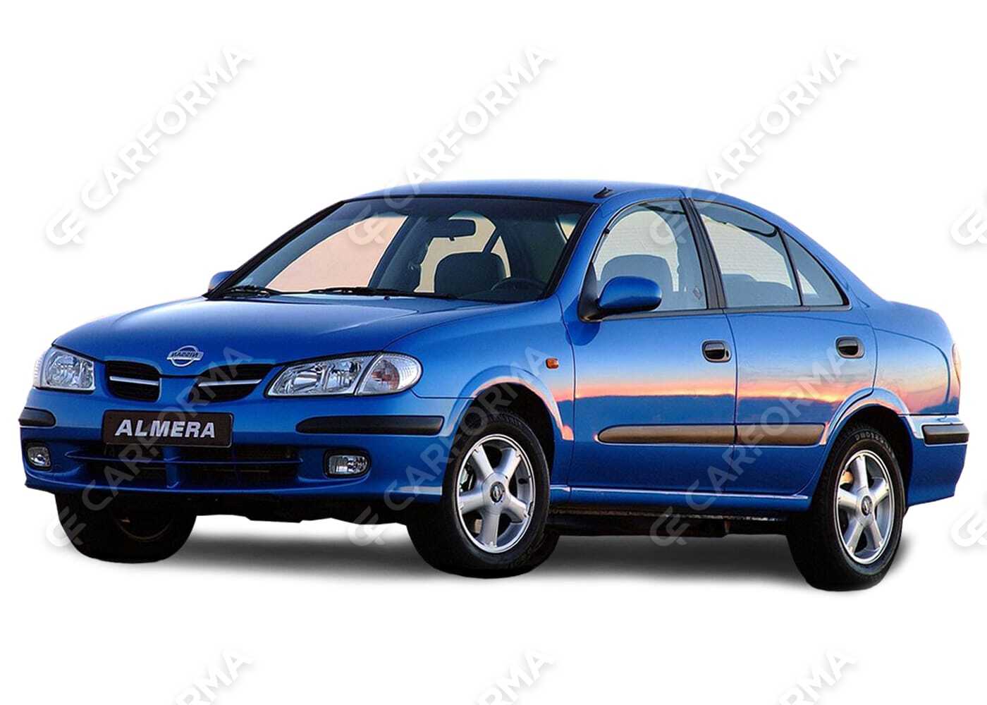 Ворсовые коврики на Nissan Almera 2 (N16) 2000&nbsp;-&nbsp;2006