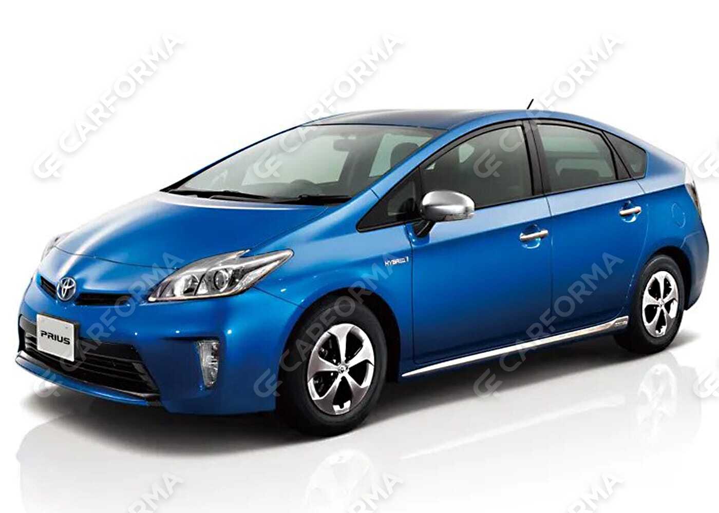 Ворсовые коврики на Toyota Prius (30) 2009&nbsp;-&nbsp;2016