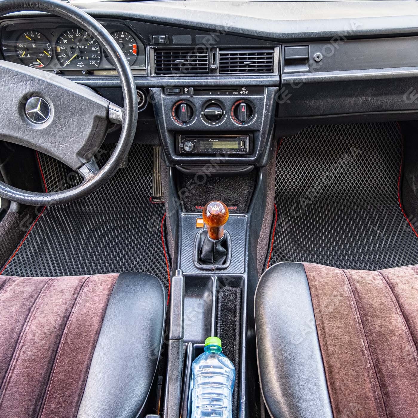 Ворсовые коврики на Mercedes 190 (W201) 1982&nbsp;-&nbsp;1993 в Стерлитамаке