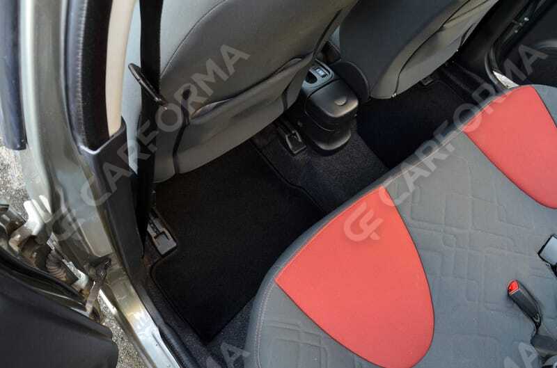 Ворсовые коврики на Nissan Micra (K12) 2003&nbsp;-&nbsp;2010 в Стерлитамаке