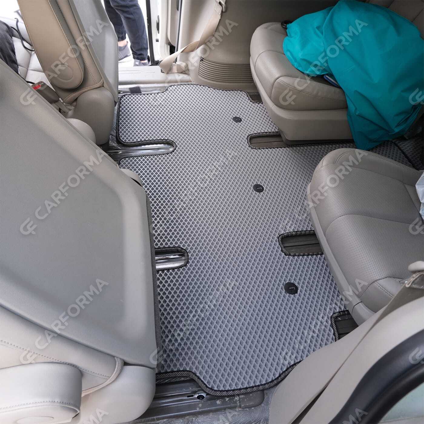 Ворсовые коврики на KIA Carnival III 9 мест и 11 мест 2014&nbsp;-&nbsp;2021 в Стерлитамаке