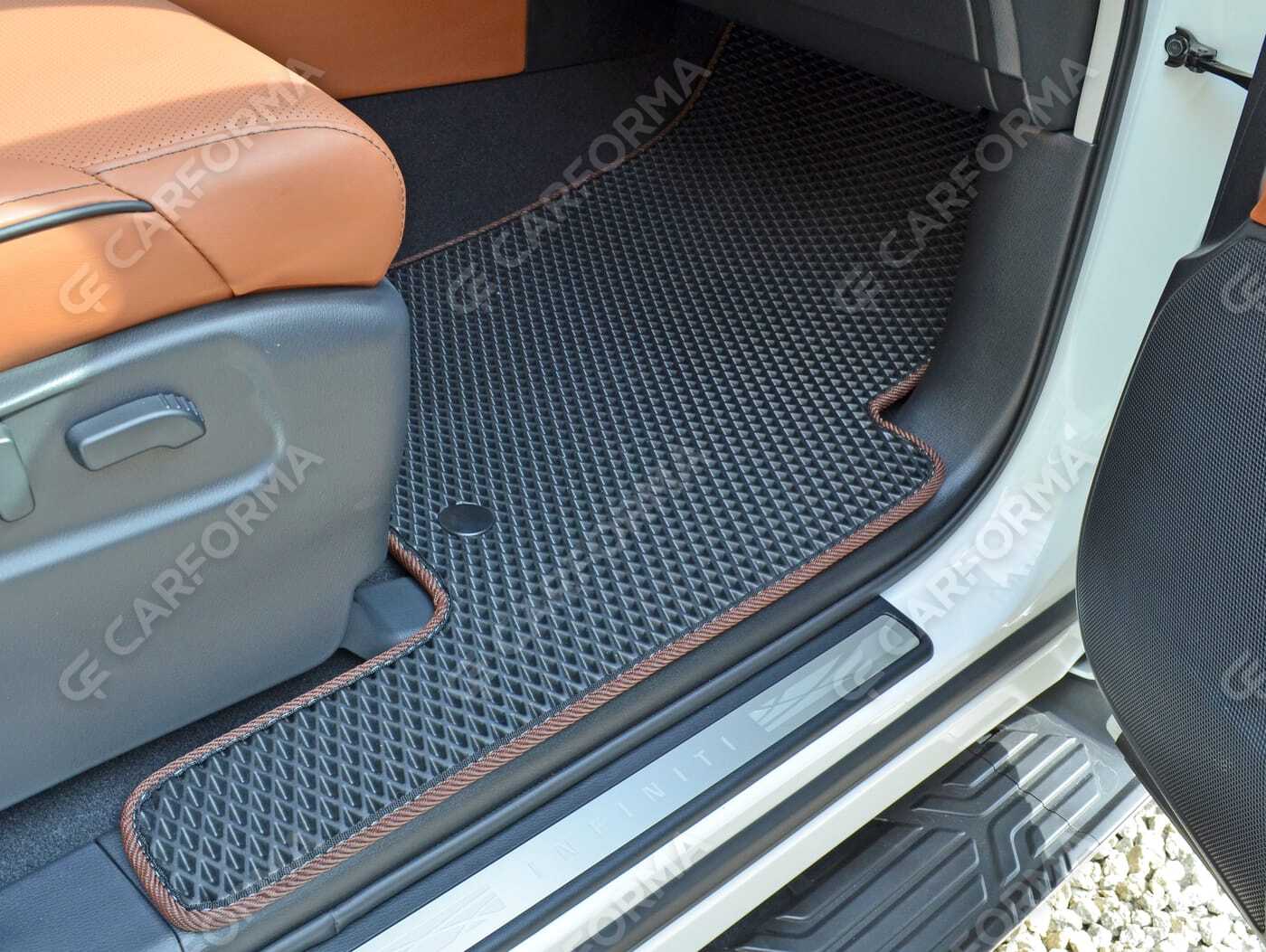 Ворсовые коврики на Infiniti QX56 II 2010&nbsp;-&nbsp;2014 в Стерлитамаке