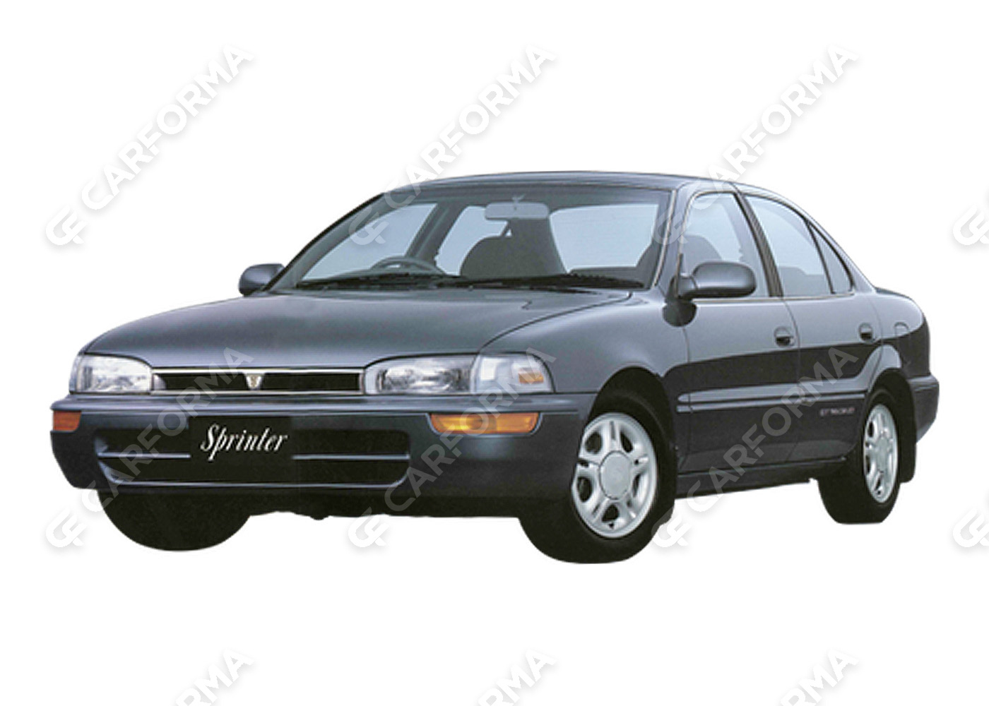 Ворсовые коврики на Toyota Sprinter (E10) 1991&nbsp;-&nbsp;2002