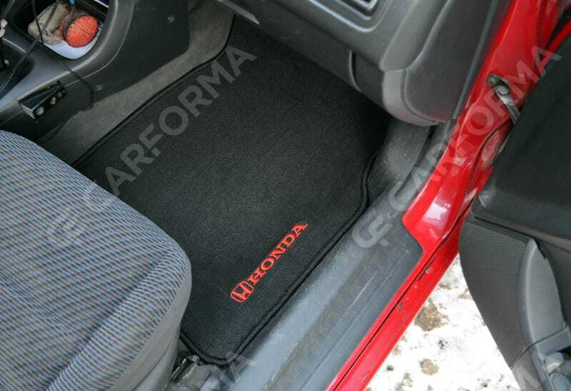 Ворсовые коврики на Honda Civic VI 3d 1995&nbsp;-&nbsp;2001 в Стерлитамаке