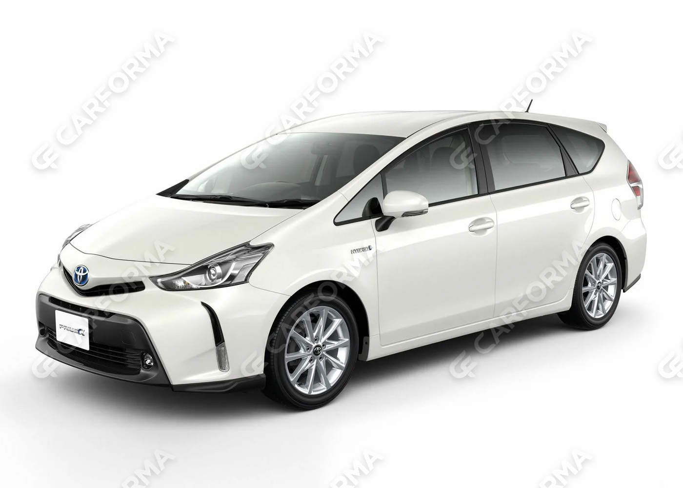 Ворсовые коврики на Toyota Prius Alpha 2011&nbsp;-&nbsp;2021