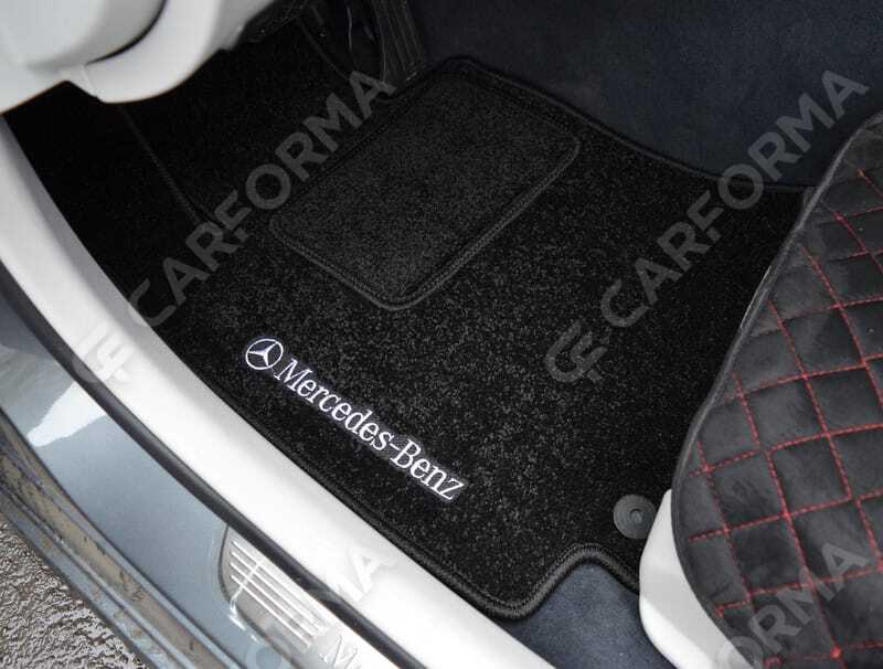 Ворсовые коврики на Mercedes C (W205) 2014&nbsp;-&nbsp;2023 в Стерлитамаке
