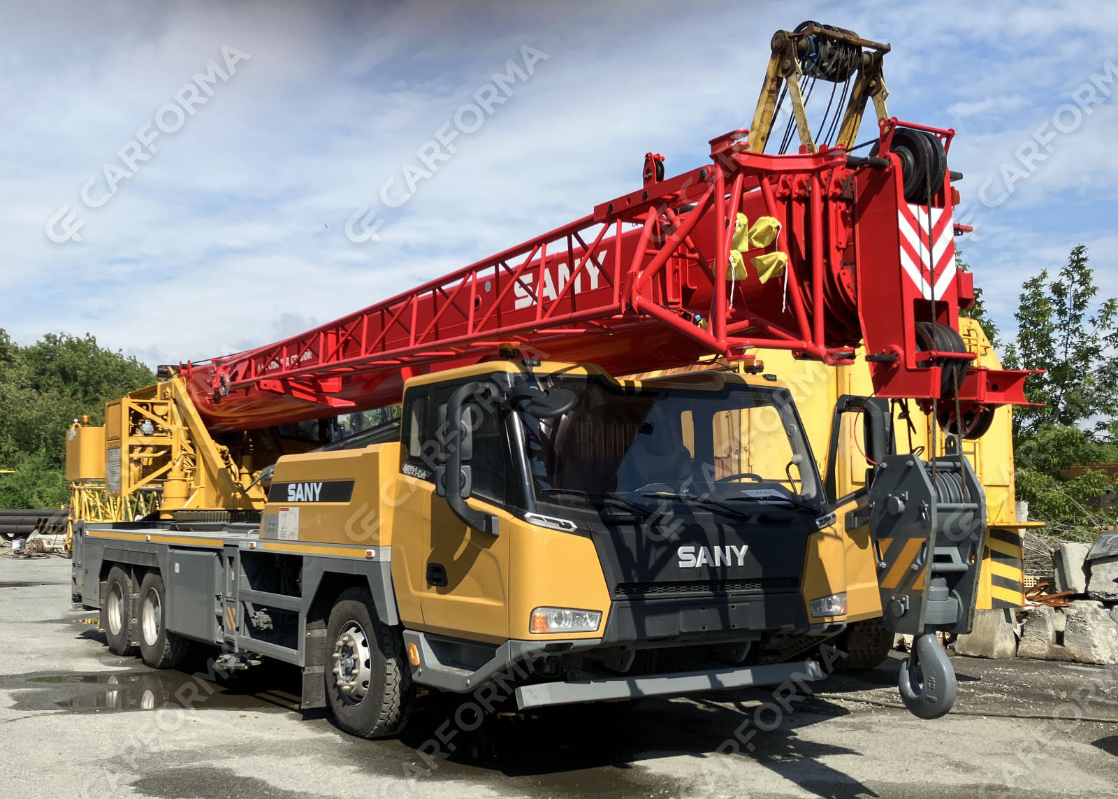 EVA коврики на Спецтехника Автокран STC300T5  в Стерлитамаке