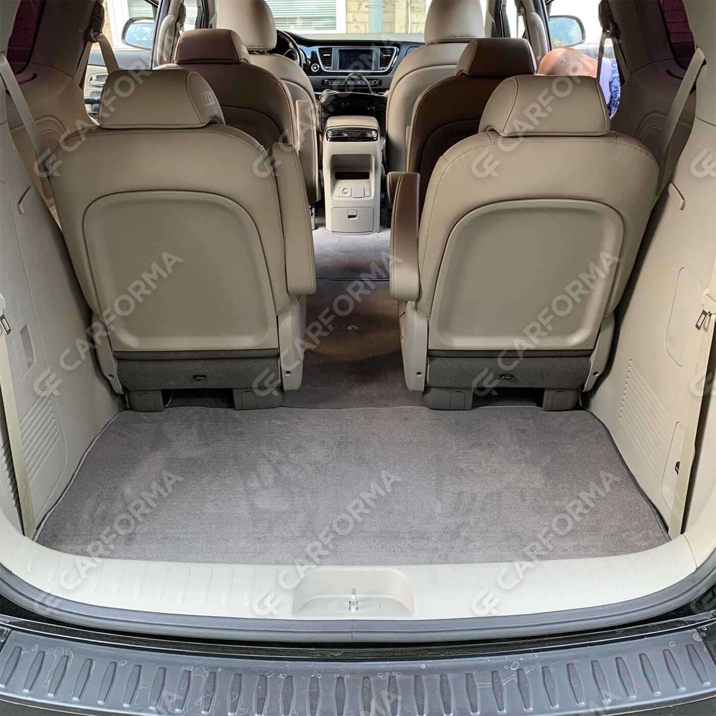 Ворсовые коврики на KIA Carnival III 9 мест и 11 мест 2014&nbsp;-&nbsp;2021 в Стерлитамаке