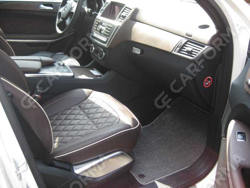 Ворсовые коврики на Mercedes GL (X166) 2012&nbsp;-&nbsp;2015 в Стерлитамаке