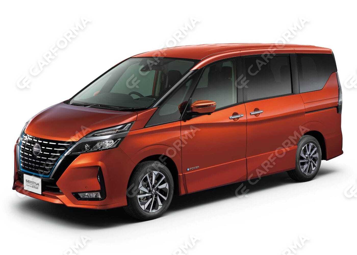 Ворсовые коврики на Nissan Serena (C27) E-Power 2016&nbsp;-&nbsp;2022