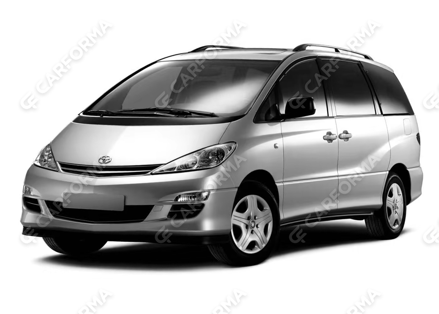 Ворсовые коврики на Toyota Previa (XR30, XR40) 2000&nbsp;-&nbsp;2007