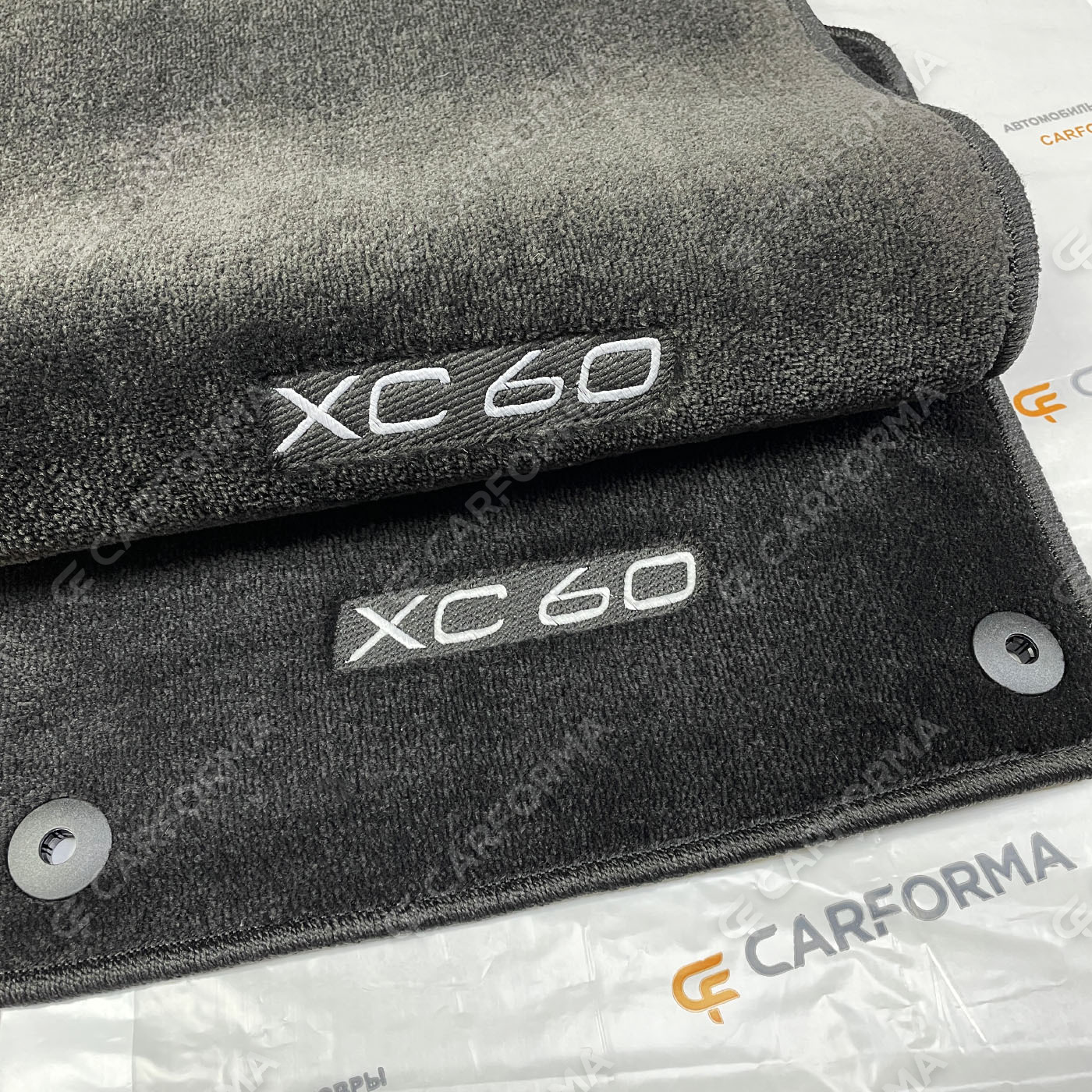 Ворсовые коврики на Volvo XC60 I 2008&nbsp;-&nbsp;2017 в Стерлитамаке