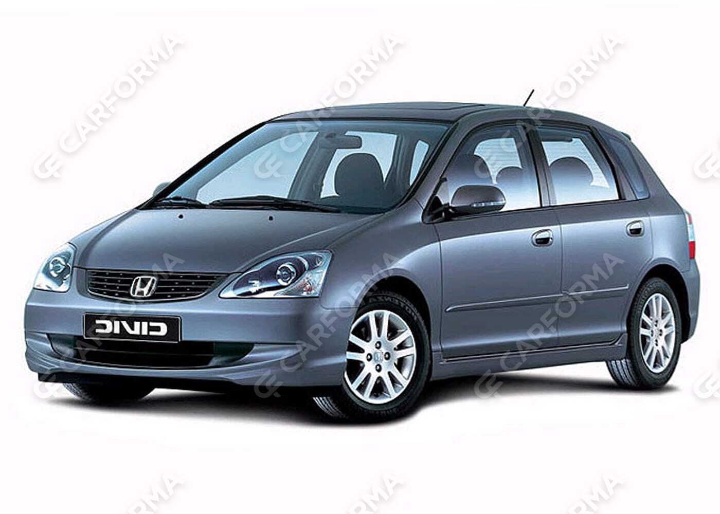 Ворсовые коврики на Honda Civic VII 5d 2000&nbsp;-&nbsp;2005