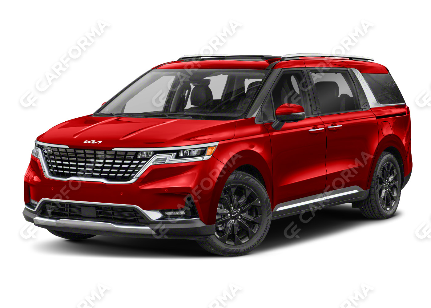 Ворсовые коврики на KIA Carnival IV 7 мест без оттоманок 2020&nbsp;-&nbsp;2026