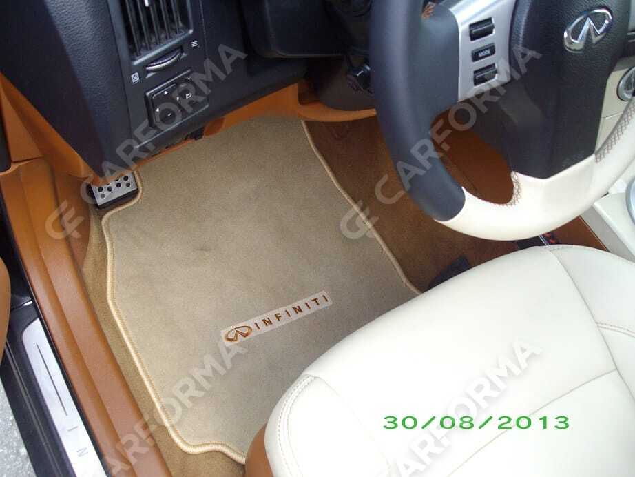 Ворсовые коврики на Infiniti FX I 2003&nbsp;-&nbsp;2008 в Стерлитамаке