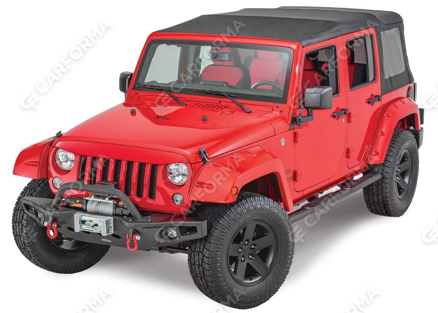 Ворсовые коврики на Jeep Wrangler (JK) 2006&nbsp;-&nbsp;2018