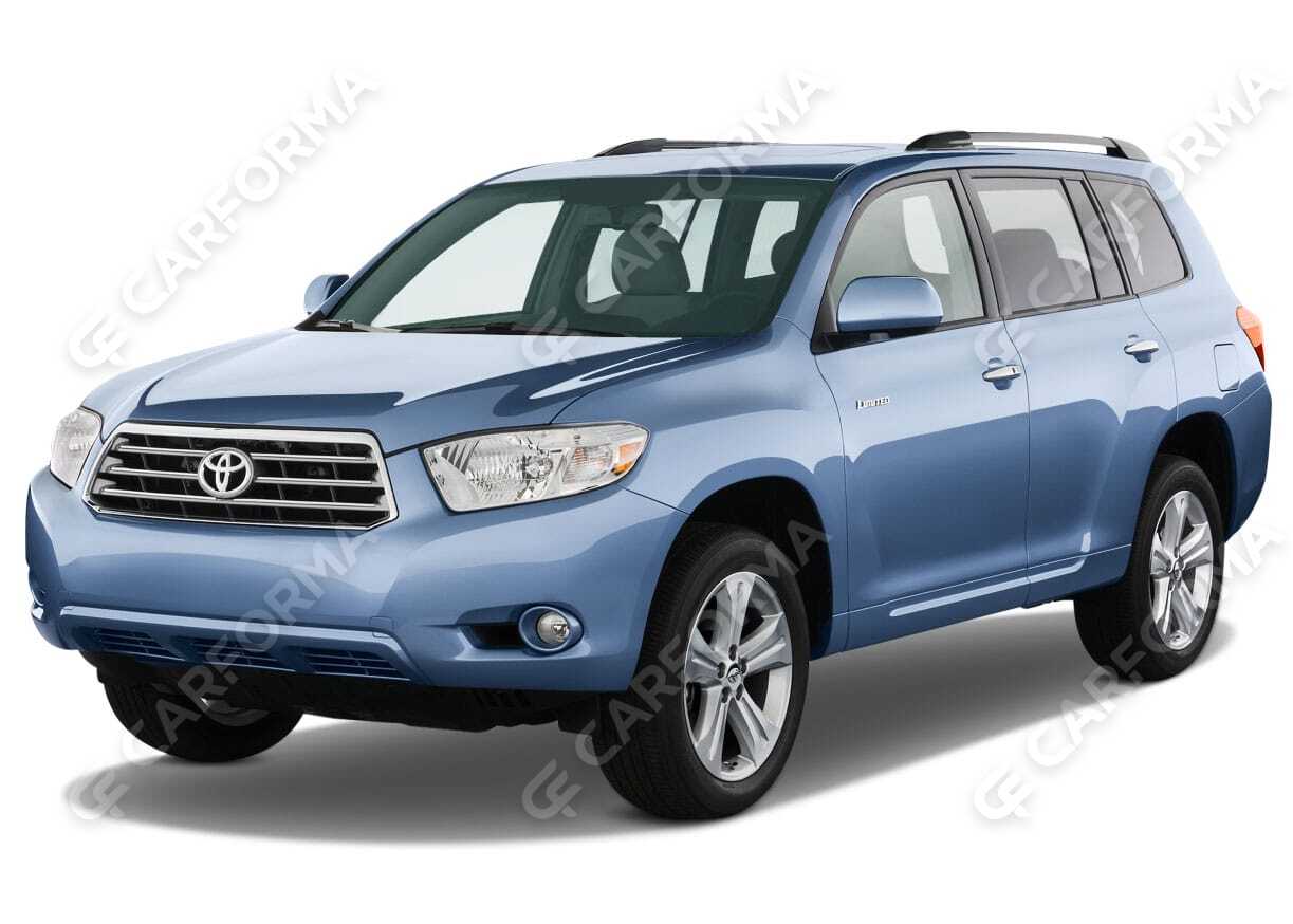 Ворсовые коврики на Toyota Highlander II 2007&nbsp;-&nbsp;2013