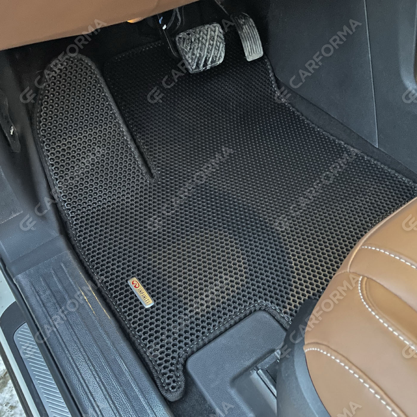 Ворсовые коврики на Infiniti QX60 II 2021&nbsp;-&nbsp;2026 в Стерлитамаке