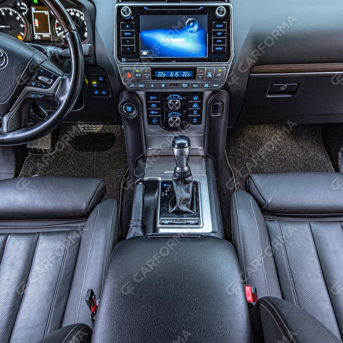 Ворсовые коврики на Toyota Land Cruiser Prado 150 2009&nbsp;-&nbsp;2023 в Стерлитамаке
