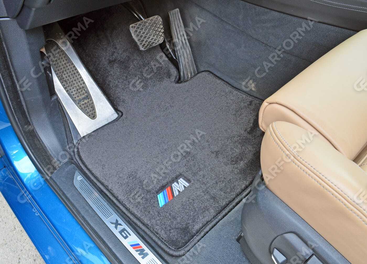 Ворсовые коврики на BMW X6 (F16) 2014&nbsp;-&nbsp;2019 в Стерлитамаке