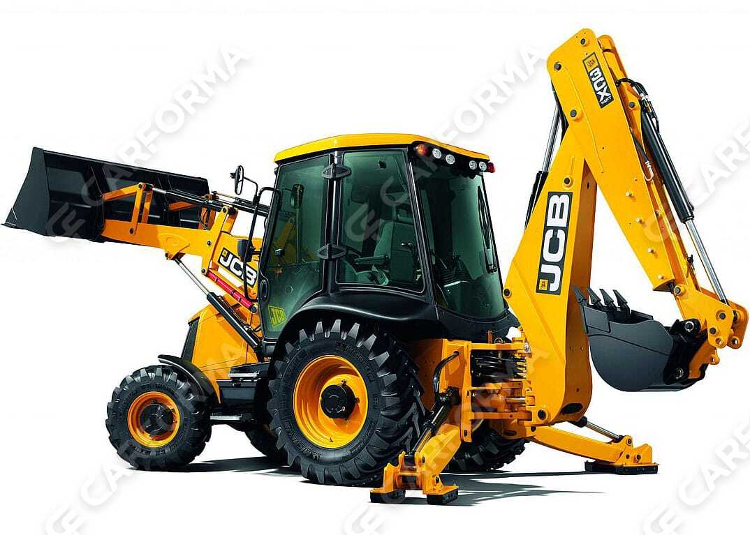 Ворсовые коврики на Спецтехника Экскаватор-погрузчик JCB 3CX 