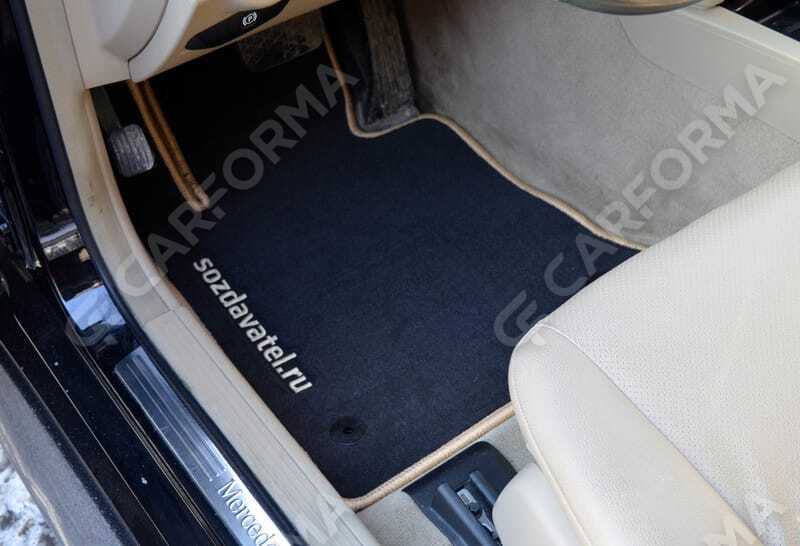 Ворсовые коврики на Mercedes GLK (X204) 2008&nbsp;-&nbsp;2015 в Стерлитамаке