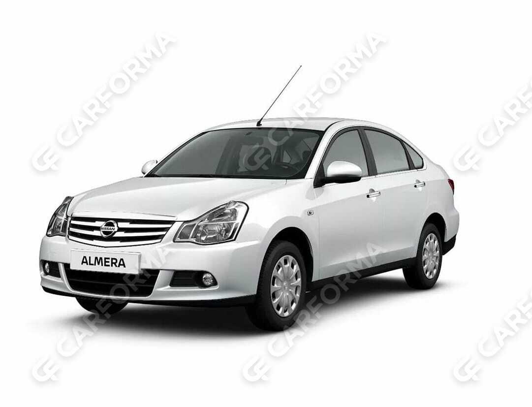 Ворсовые коврики на Nissan Almera 3 (G15) 2012&nbsp;-&nbsp;2019