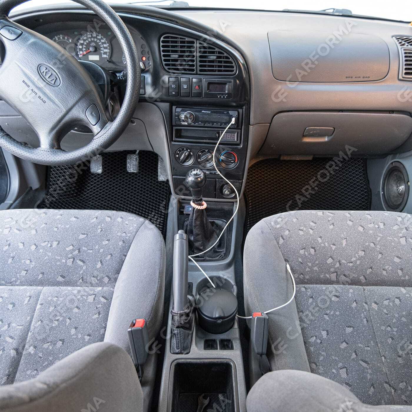 Ворсовые коврики на KIA Spectra 2000&nbsp;-&nbsp;2011 в Стерлитамаке