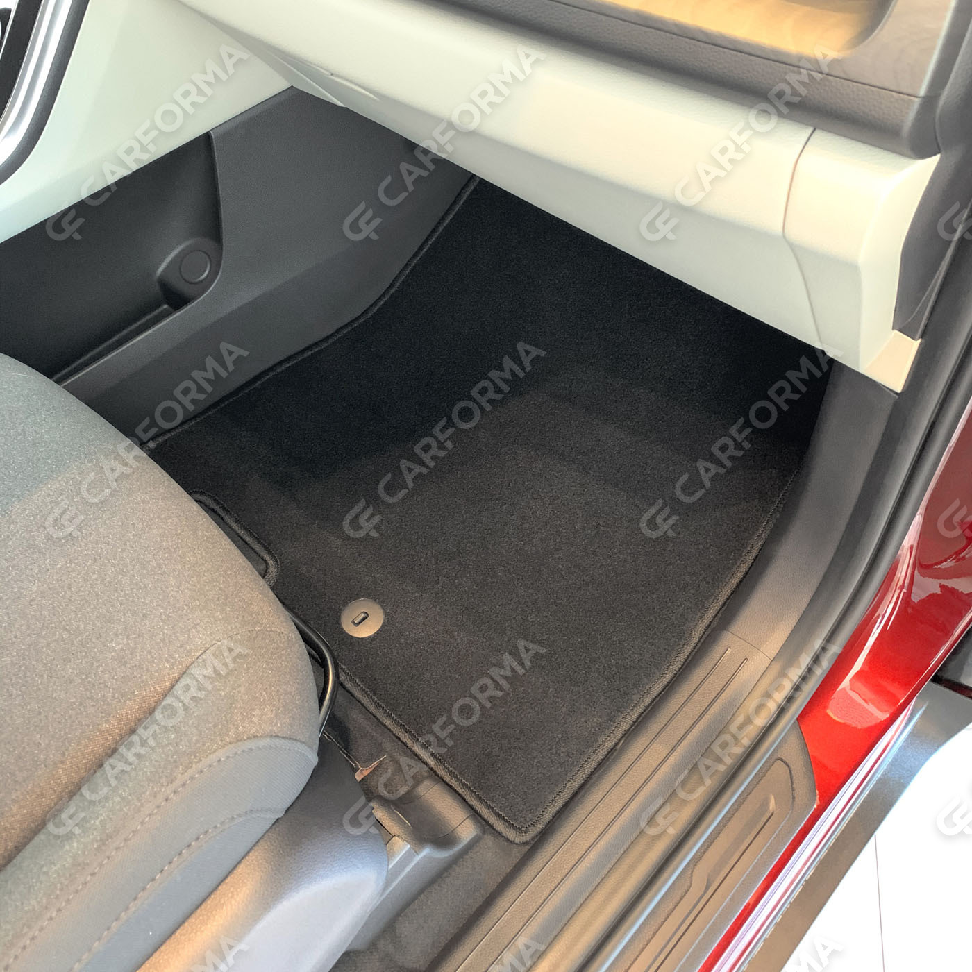Ворсовые коврики на KIA Carnival IV 7 мест с оттоманками 2020&nbsp;-&nbsp;2026 в Стерлитамаке