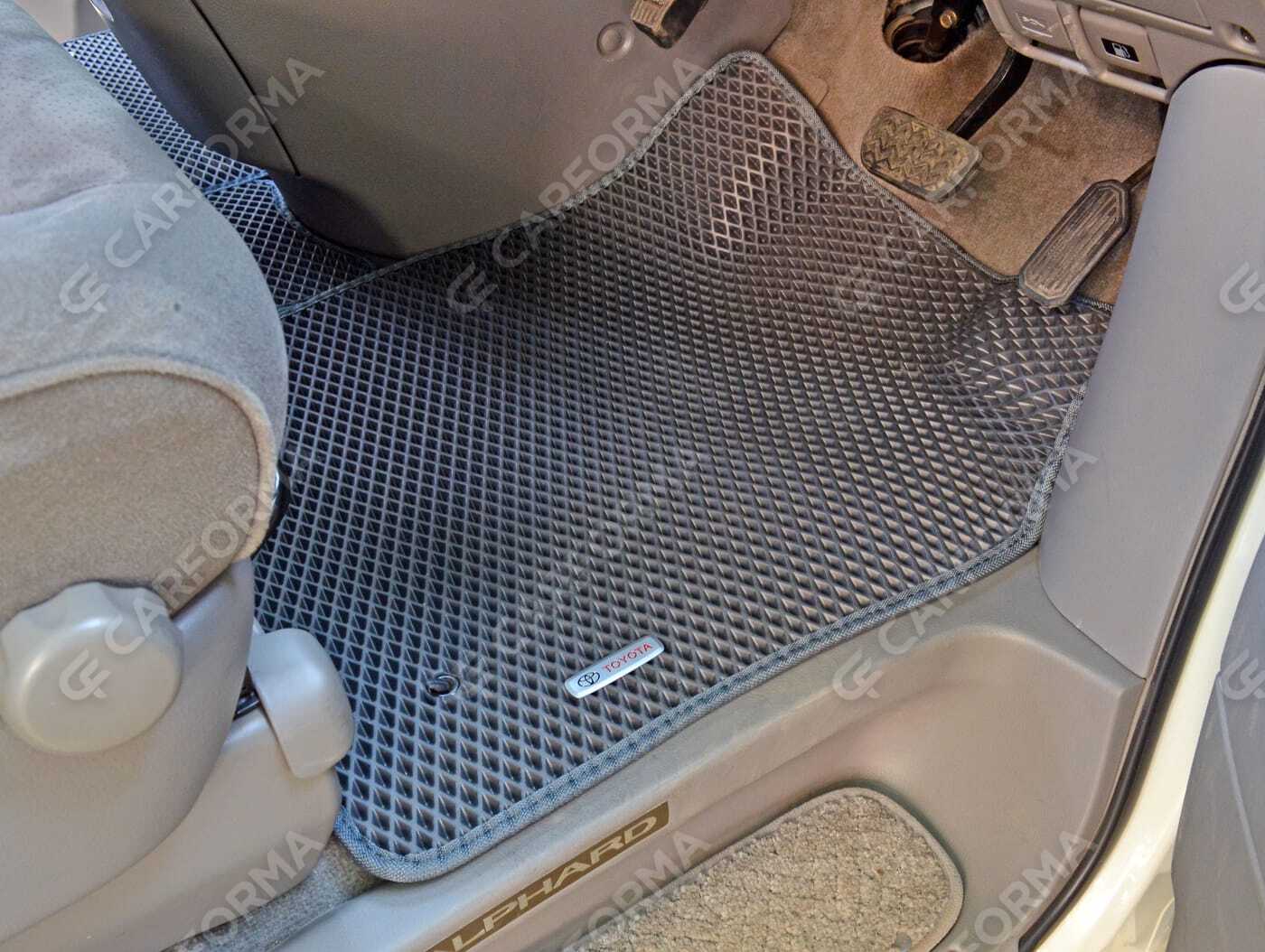Ворсовые коврики на Toyota Alphard (H10) 2002&nbsp;-&nbsp;2008 в Стерлитамаке