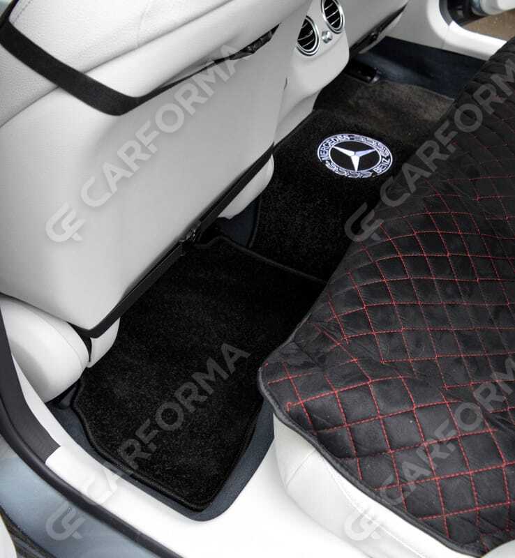 Ворсовые коврики на Mercedes C (W205) 2014&nbsp;-&nbsp;2023 в Стерлитамаке
