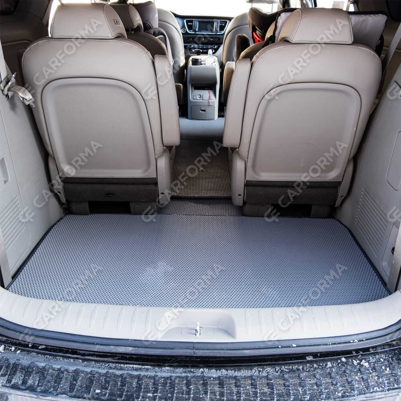Ворсовые коврики на KIA Carnival III 9 мест и 11 мест 2014&nbsp;-&nbsp;2021 в Стерлитамаке