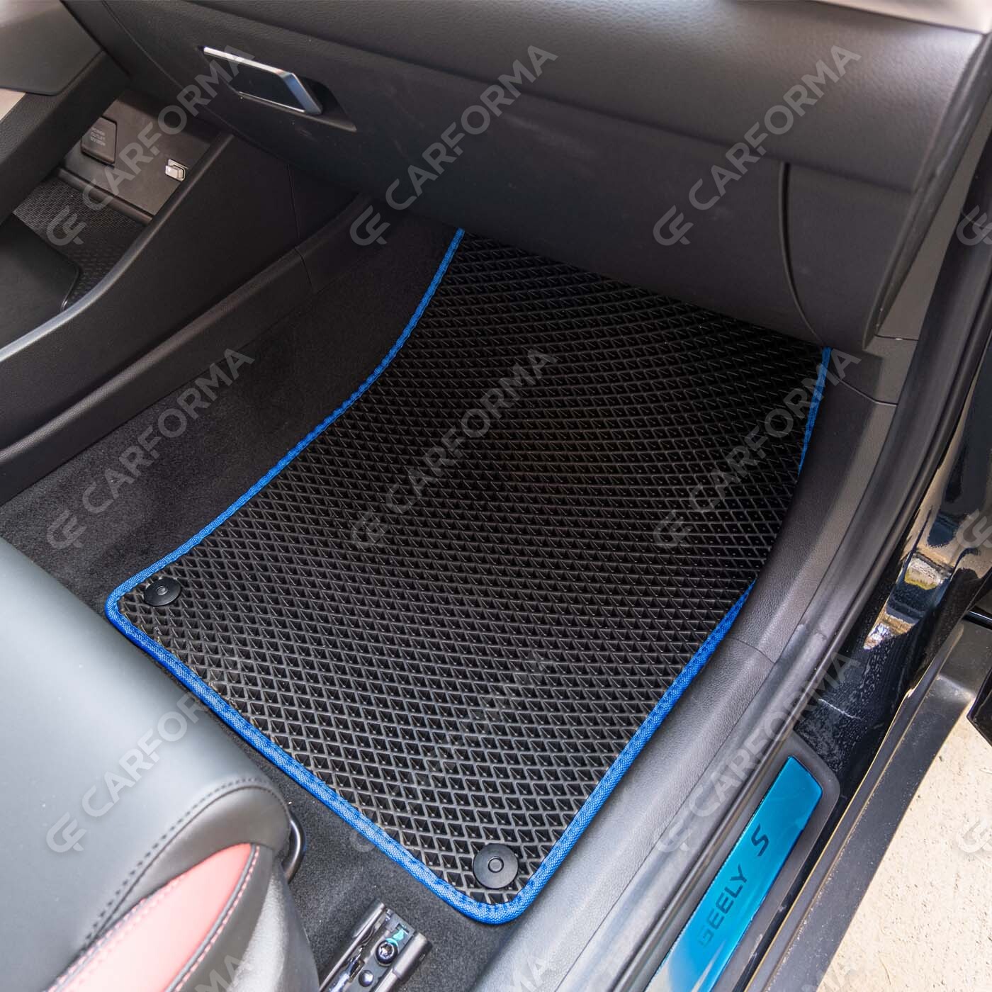 Ворсовые коврики на Geely Coolray рестайлинг 2023&nbsp;-&nbsp;2026 в Стерлитамаке