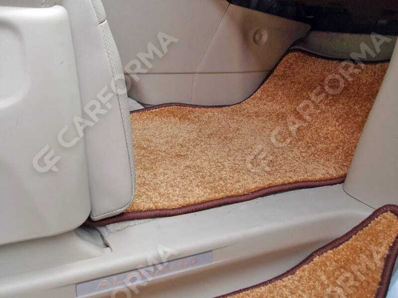 Ворсовые коврики на Toyota Alphard (H20) 2008&nbsp;-&nbsp;2015 в Стерлитамаке