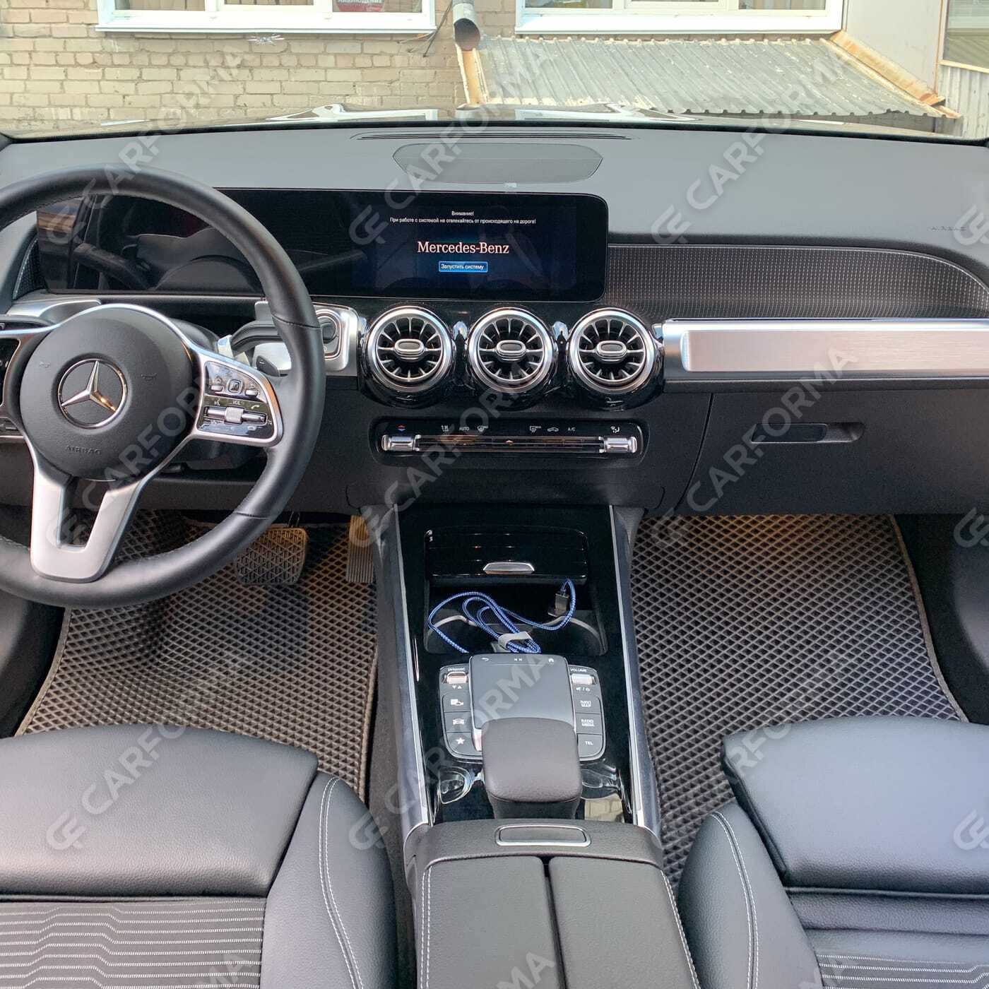 Ворсовые коврики на Mercedes GLB (X247) 2019&nbsp;-&nbsp;2026 в Стерлитамаке