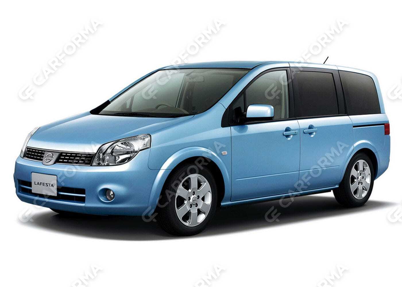 Ворсовые коврики на Nissan Lafesta (B30) 2004&nbsp;-&nbsp;2012