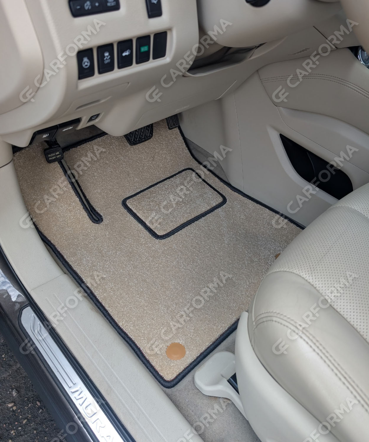 Ворсовые коврики на Nissan Murano (Z52) 2014&nbsp;-&nbsp;2022 в Стерлитамаке