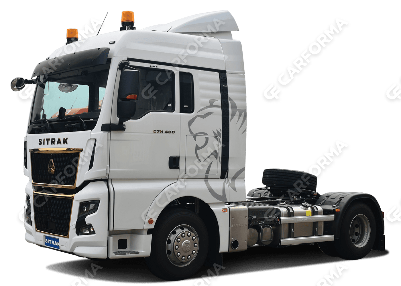 Ворсовые коврики на Howo Sinotruk Sitrak C7H MAX 2023&nbsp;-&nbsp;2026