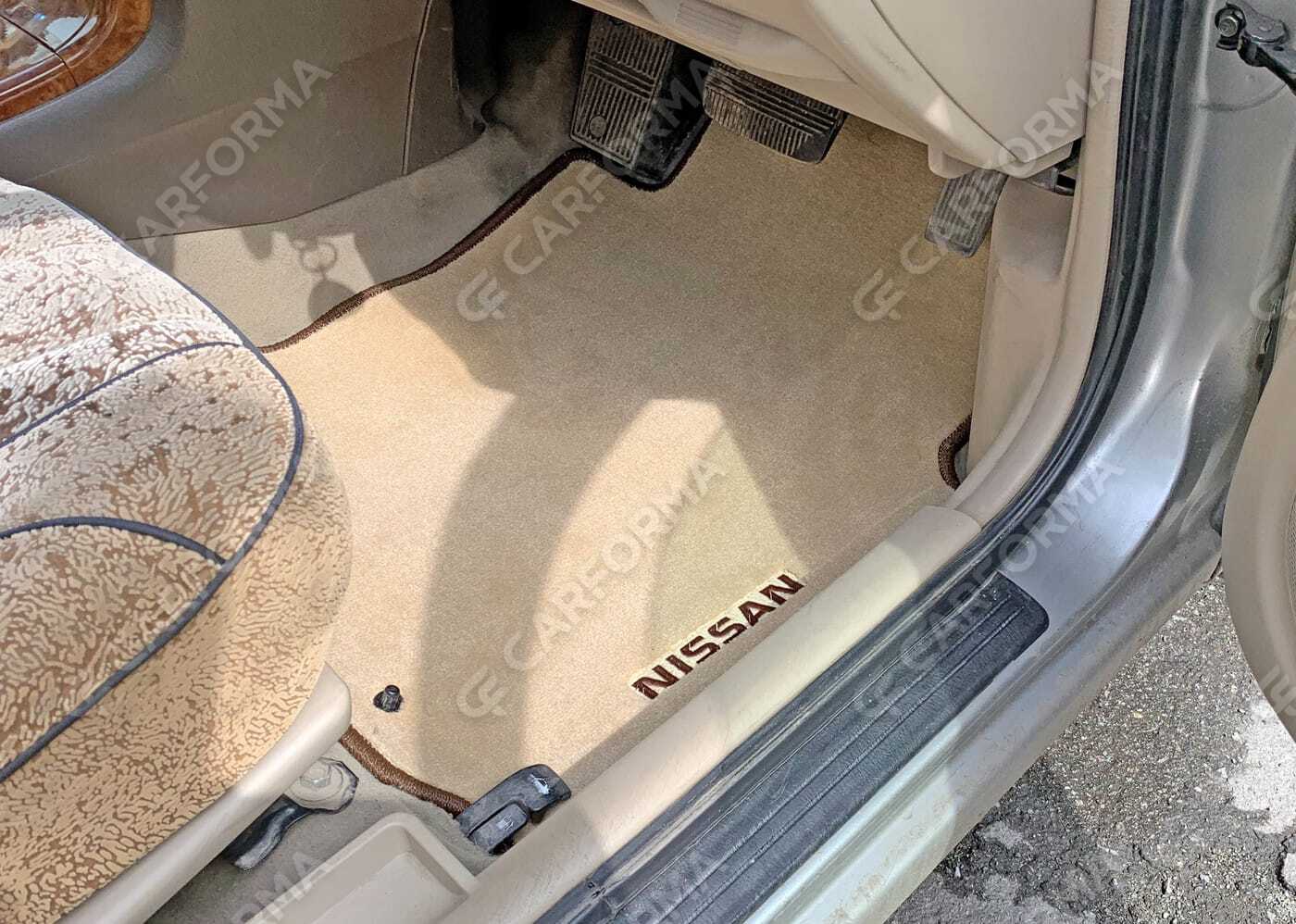 Ворсовые коврики на Nissan Bluebird Sylphy (G10) 2000&nbsp;-&nbsp;2006 в Стерлитамаке