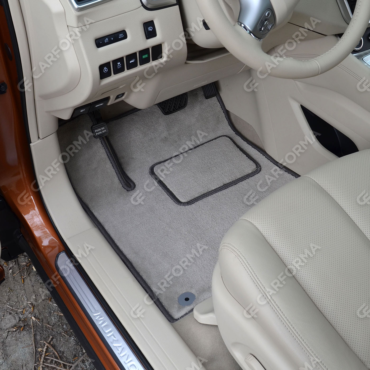 Ворсовые коврики на Nissan Murano (Z52) 2014&nbsp;-&nbsp;2022 в Стерлитамаке