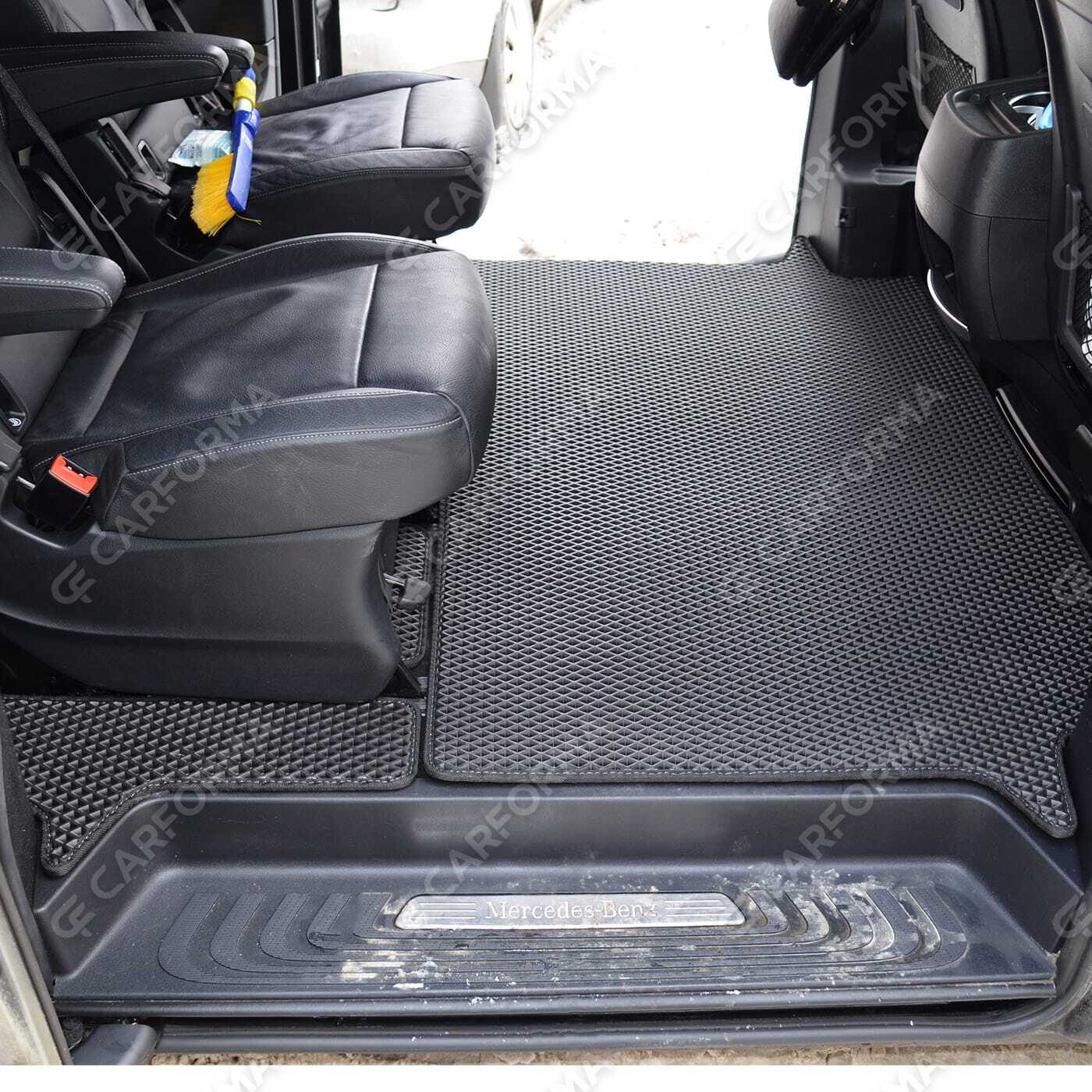 Ворсовые коврики на Mercedes V-класс (W447) 2014&nbsp;-&nbsp;2026 в Стерлитамаке