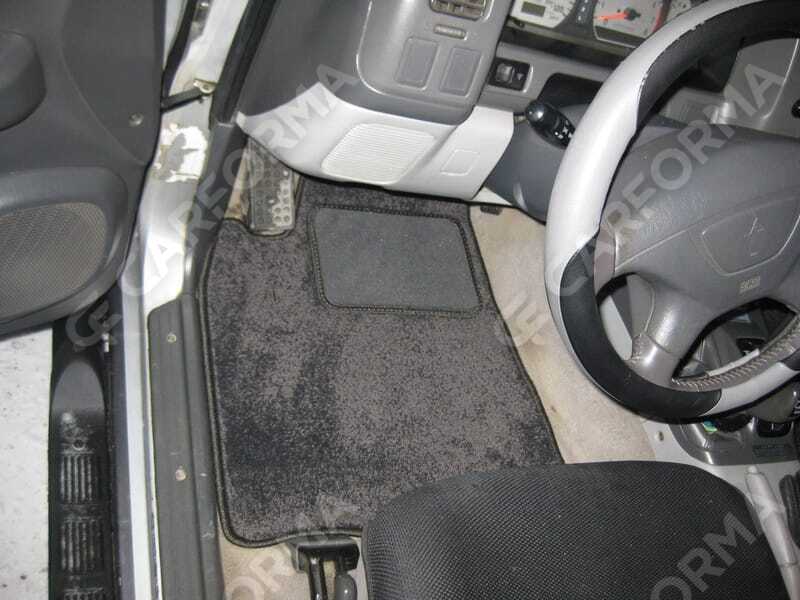 Ворсовые коврики на Mitsubishi Pajero Sport I 1998&nbsp;-&nbsp;2009 в Стерлитамаке