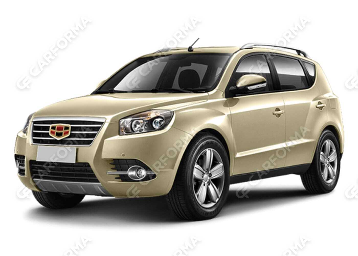 Ворсовые коврики на Geely Emgrand X7 первый рестайлинг 2016&nbsp;-&nbsp;2018