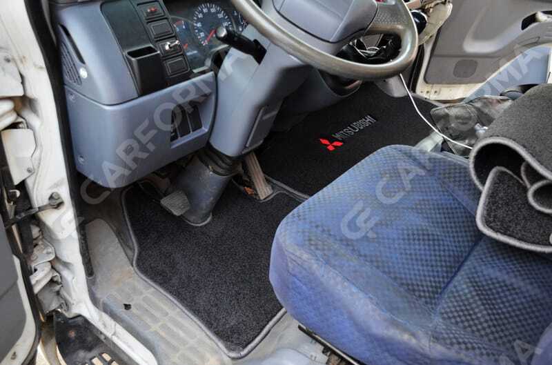 Ворсовые коврики на Mitsubishi Fuso Canter VII широкая кабина 2002&nbsp;-&nbsp;2017 в Стерлитамаке