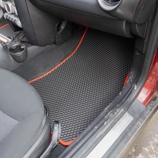 Ворсовые коврики на Mini Cooper Hatch (R56) 2006 - 2014 в Стерлитамаке Ворсовые коврики на Mini Cooper Hatch (R56) 2006 - 2014 в Стерлитамаке
