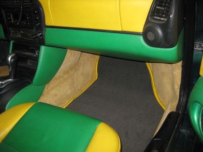 Ворсовые коврики на Porsche Boxster (986) 1996&nbsp;-&nbsp;2004 в Стерлитамаке