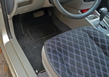 Ворсовые коврики на KIA Cerato I 2004 - 2008 в Стерлитамаке Ворсовые коврики на KIA Cerato I 2004 - 2008 в Стерлитамаке