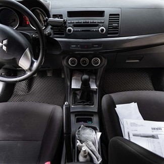 Ворсовые коврики на Mitsubishi Lancer X 2007&nbsp;-&nbsp;2017 в Стерлитамаке